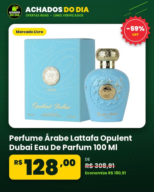 Perfume Árabe Lattafa Opulent Dubai Eau De Parfum 100 Ml
