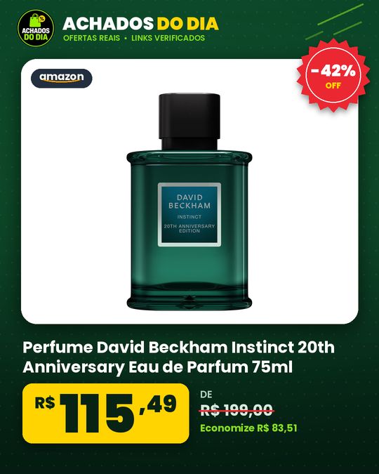 Perfume David Beckham Instinct 20th Anniversary Eau de Parfum 75ml