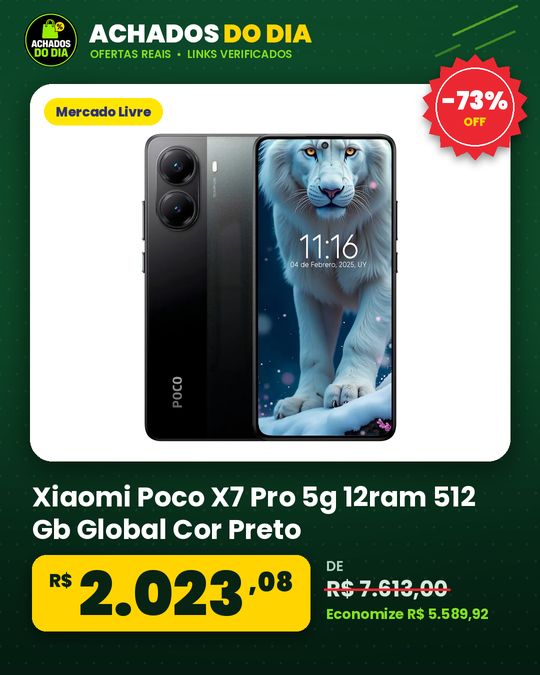Xiaomi Poco X7 Pro 5g 12ram 512 Gb Global Cor Preto