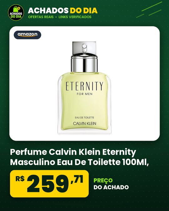 Perfume Calvin Klein Eternity Masculino Eau De Toilette 100Ml,