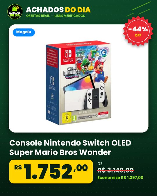 Console Nintendo Switch OLED Super Mario Bros Wonder