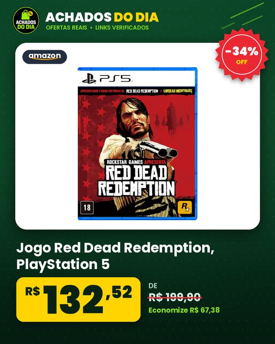 Jogo Red Dead Redemption - PlayStation 5
