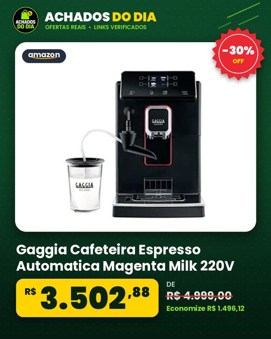 Gaggia Cafeteira Espresso Automatica Magenta Milk 220V