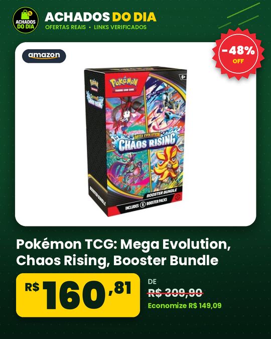 Pokémon TCG: Mega Evolution - Chaos Rising - Booster Bundle - Inglês