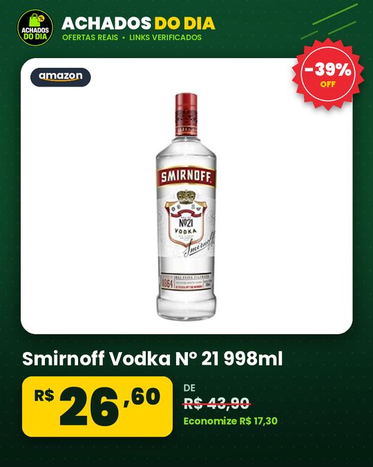 Smirnoff Vodka Nº 21 998ml
