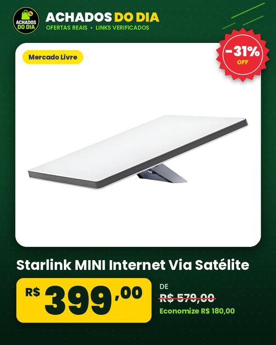 Starlink MINI Internet Via Satélite