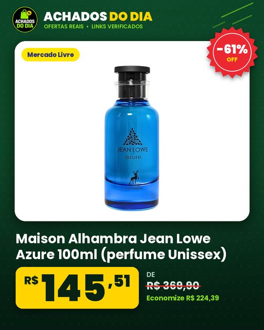 Maison Alhambra Jean Lowe Azure 100ml (perfume Unissex)