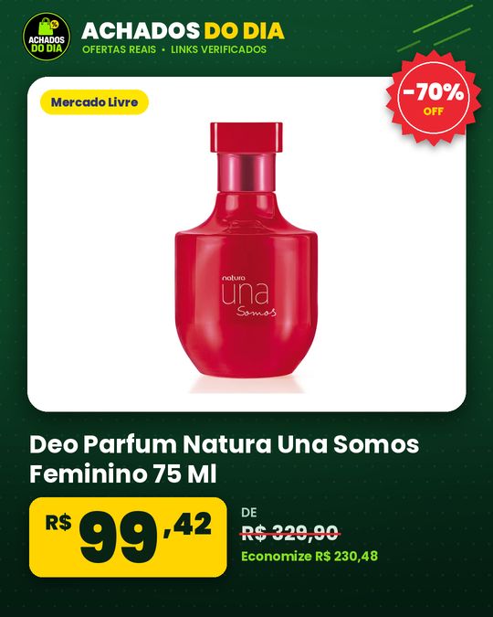 Deo Parfum Natura Una Somos Feminino 75 Ml