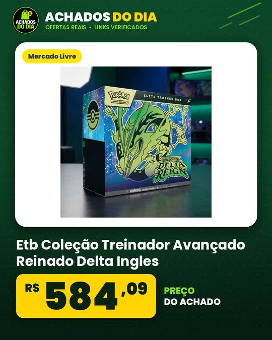 Etb Coleção Treinador Avançado Reinado Delta Ingles