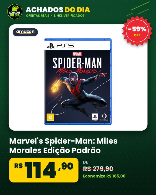 Marvel's Spider-Man: Miles Morales Edição Padrão - PlayStation 5