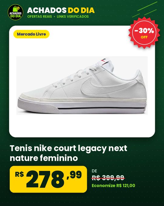 Tenis nike court legacy next nature feminino