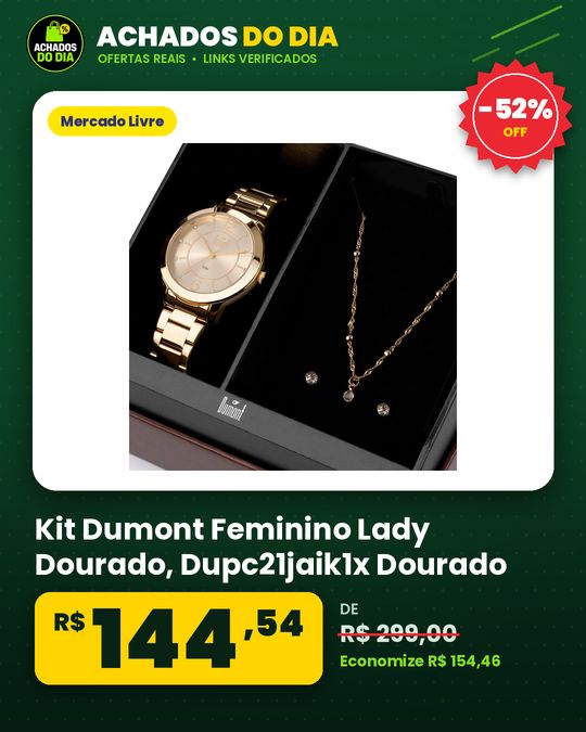 Kit Dumont Feminino Lady Dourado - Dupc21jaik1x Dourado