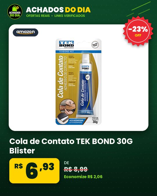 Cola de Contato TEK BOND 30G Blister