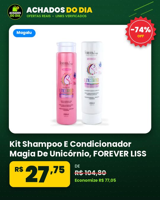 Kit Shampoo E Condicionador Magia De Unicórnio - FOREVER LISS