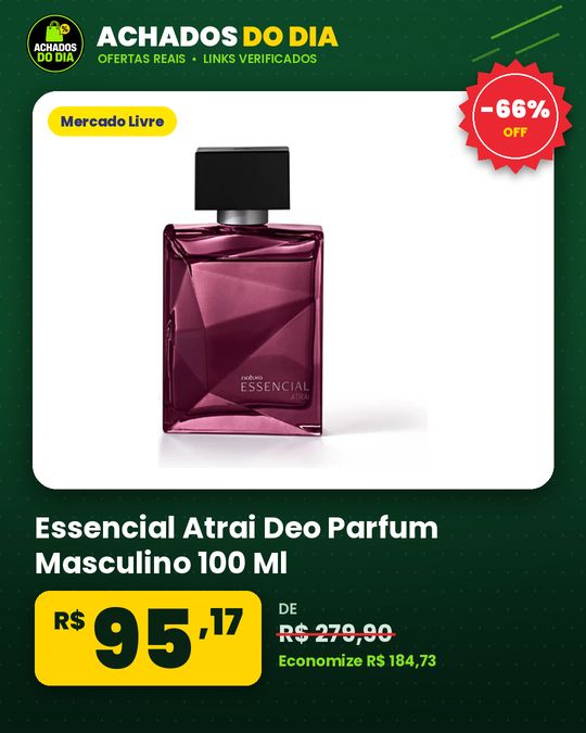 Essencial Atrai Deo Parfum Masculino 100 Ml