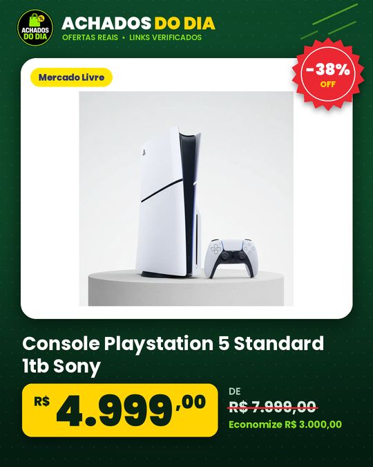 Console Playstation 5 Standard 1tb Sony