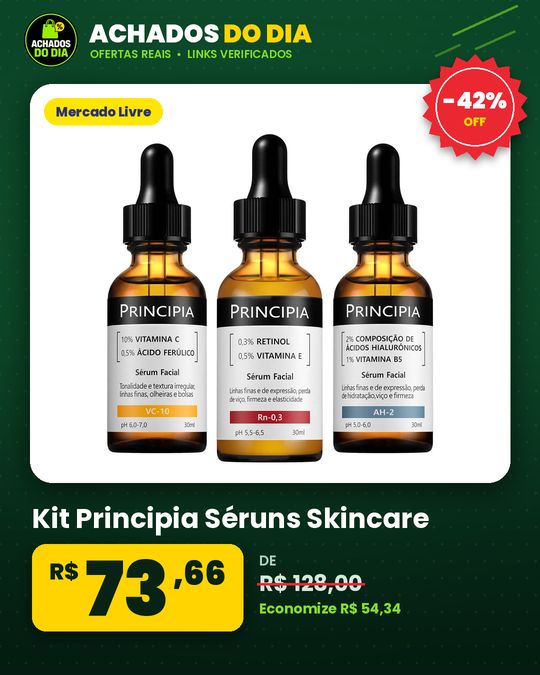 Kit Principia Séruns Skincare