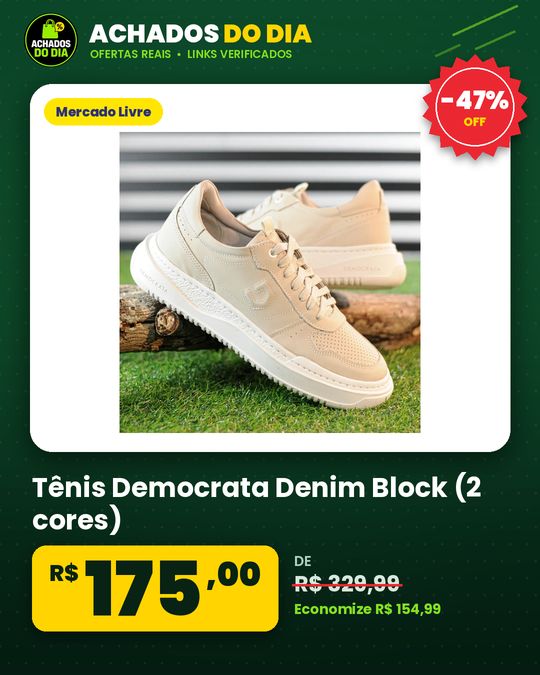 Tênis Democrata Denim Block (2 cores)