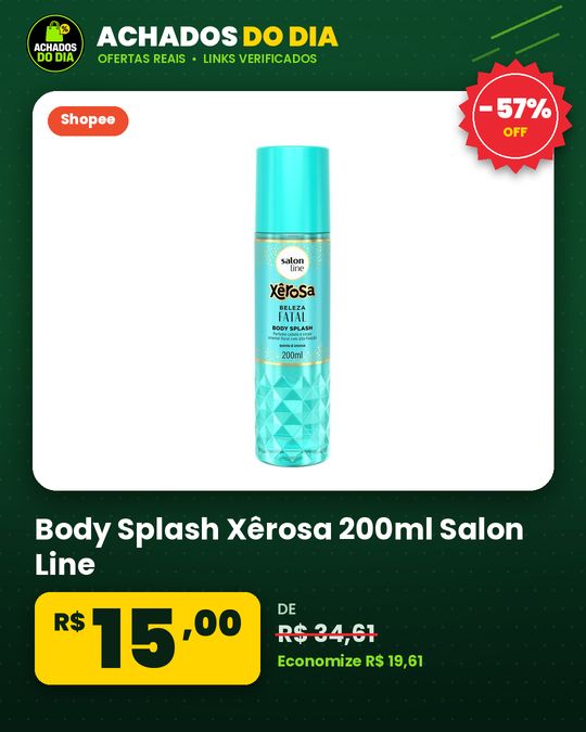 Body Splash Xêrosa 200ml Salon Line