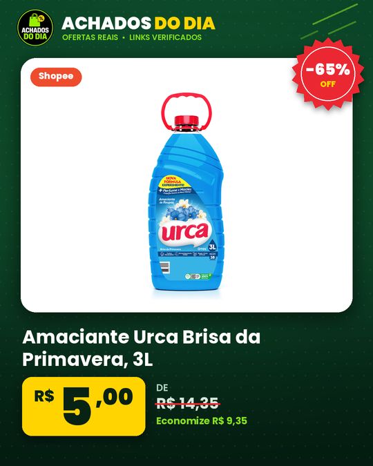 Amaciante Urca Brisa da Primavera - 3L