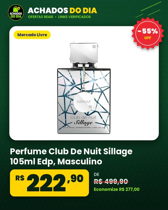 Perfume Club De Nuit Sillage 105ml Edp - Masculino