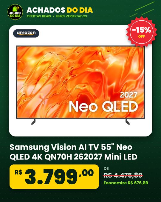 Samsung Vision AI TV 55" Neo QLED 4K QN70H 262027 Mini LED