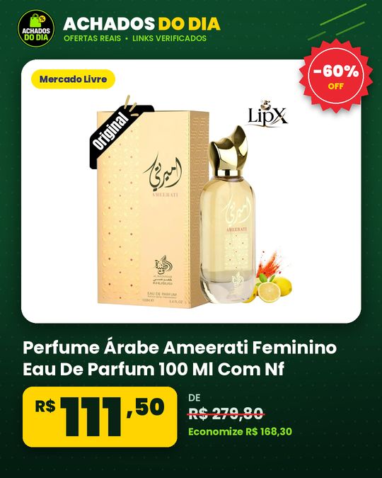 Perfume Árabe Ameerati Feminino Eau De Parfum 100 Ml Com Nf