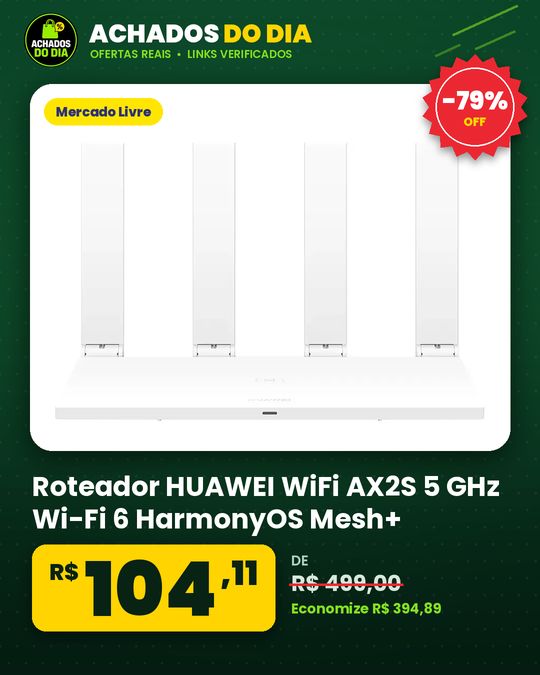 Roteador HUAWEI WiFi AX2S 5 GHz Wi-Fi 6 HarmonyOS Mesh+ EasyMeshVisualização de Diagnósticos do Wi-Fi