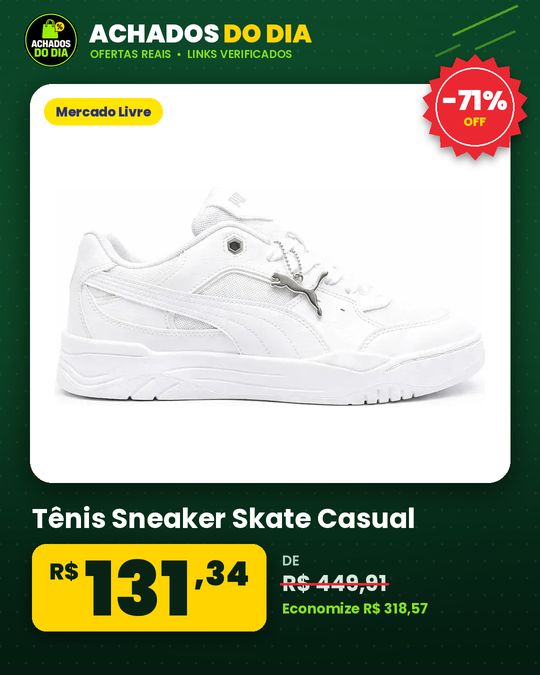 Tênis Sneaker Skate Casual