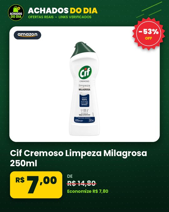 Cif Cremoso Limpeza Milagrosa 250ml