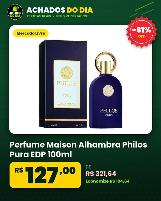 Perfume Maison Alhambra Philos Pura EDP 100ml