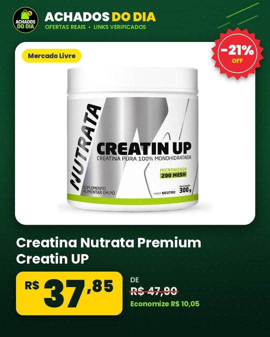 Creatina Nutrata Premium Creatin UP - 300g em pó Sem sabor x 300g