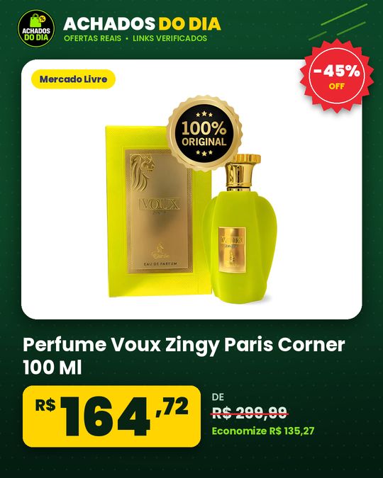 Perfume Voux Zingy Paris Corner 100 Ml