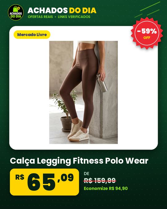 Calça Legging Fitness Polo Wear
