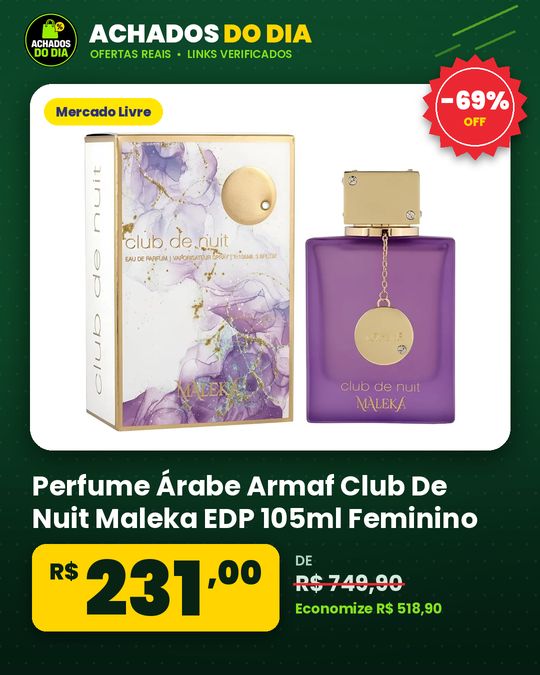 Perfume Árabe Armaf Club De Nuit Maleka EDP 105ml Feminino