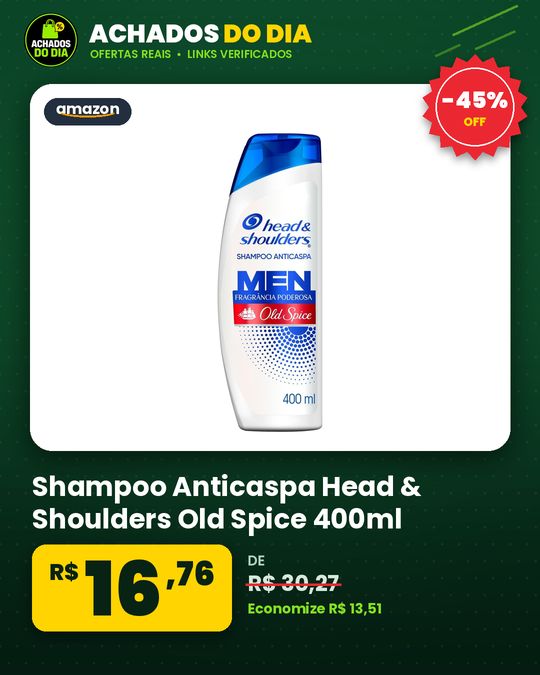 Shampoo Anticaspa Head & Shoulders Old Spice 400ml