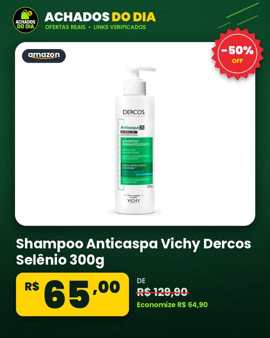 Shampoo Anticaspa Vichy Dercos Selênio 300g