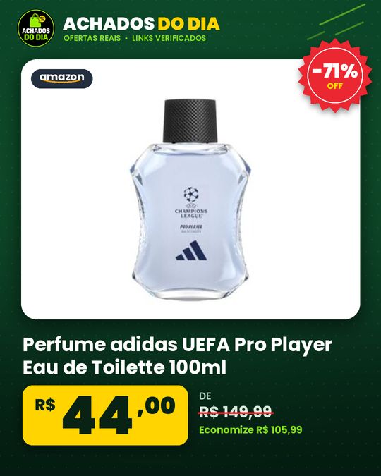 Perfume adidas UEFA Pro Player Eau de Toilette 100ml