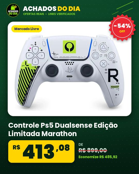 Controle Ps5 Dualsense Edição Limitada Marathon
