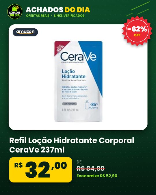 Refil Loção Hidratante Corporal CeraVe 237ml