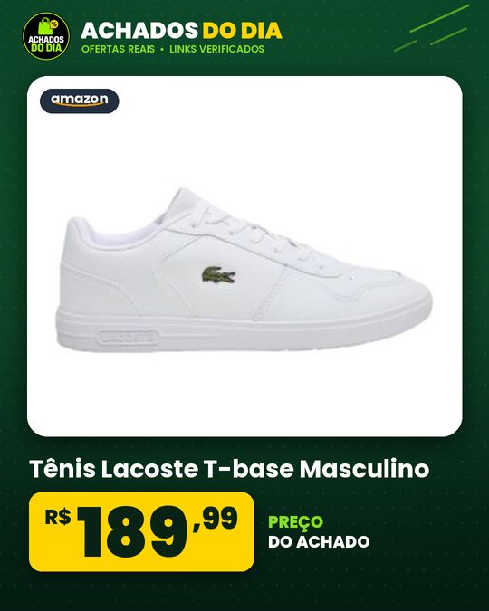 Tênis Lacoste T-base Masculino