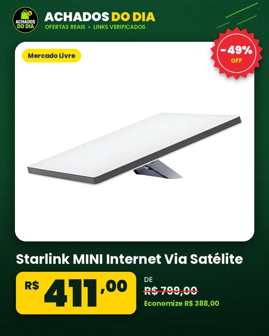 Starlink MINI Internet Via Satélite