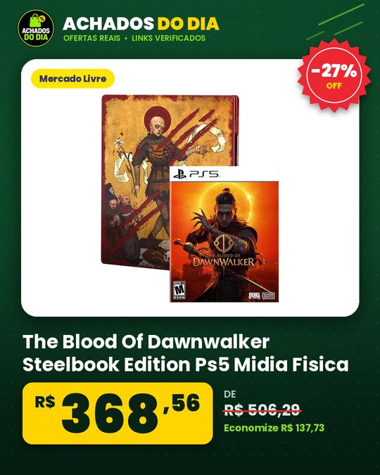 The Blood Of Dawnwalker Steelbook Edition Ps5 Midia Fisica