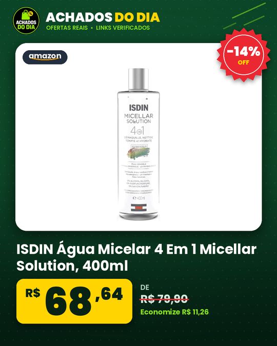 ISDIN Água Micelar 4 Em 1 Micellar Solution - 400ml