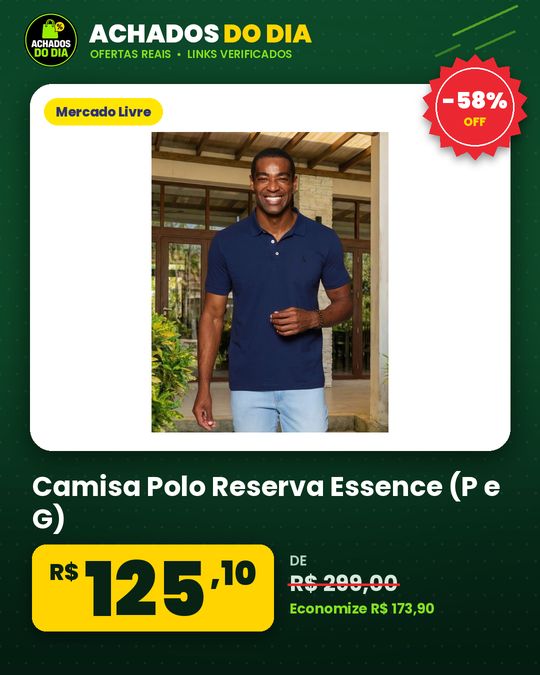 Camisa Polo Reserva Essence (P e G)