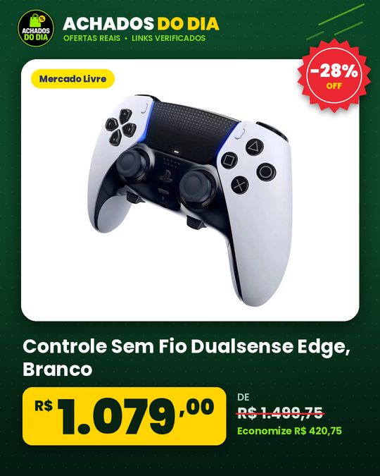 Controle Sem Fio Dualsense Edge - Branco