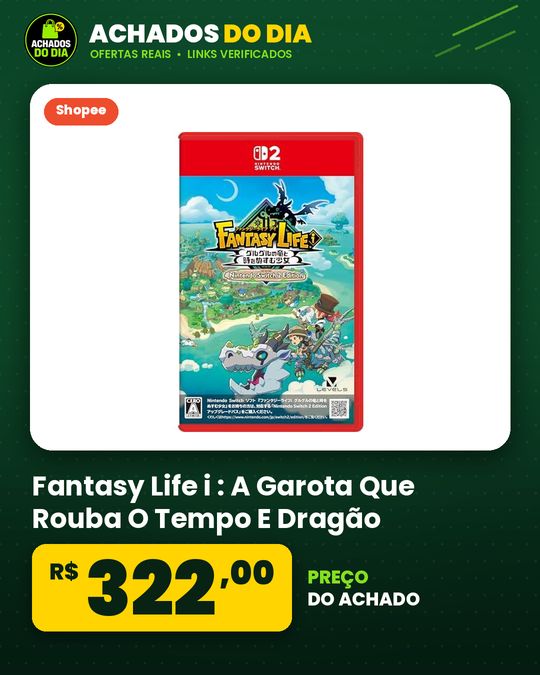 Fantasy Life i : A Garota Que Rouba O Tempo E Dragão Giratório-Nintendo Switch 2 Edition