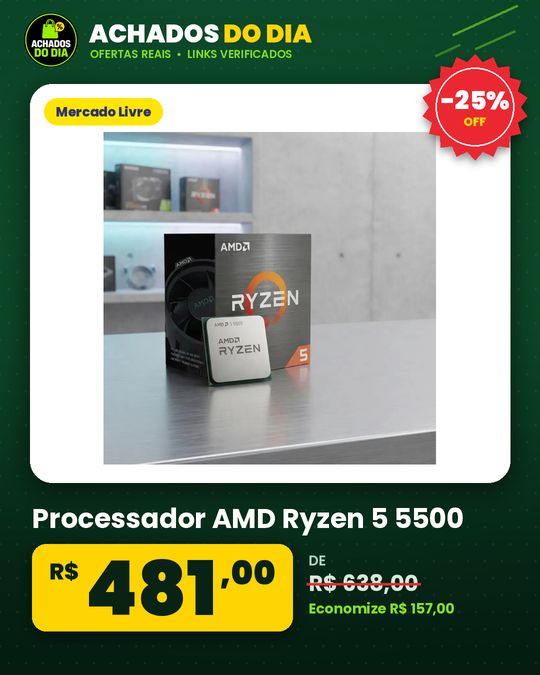 Processador AMD Ryzen 5 5500