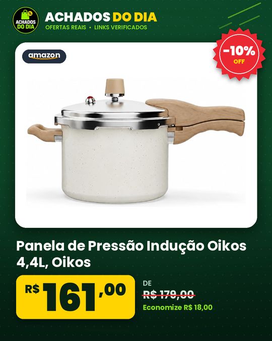 Panela de Pressão Indução Oikos 4,4L - Oikos