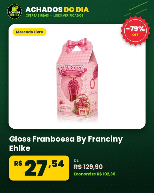 Gloss Franboesa By Franciny Ehlke